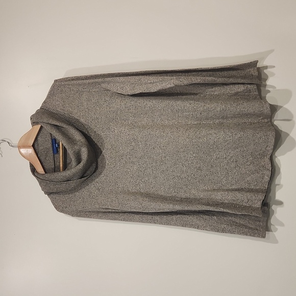 Apt.9 Women Cowl Neck Heather Gray Pullover long sleeve top tunic Size XL - Picture 2 of 4